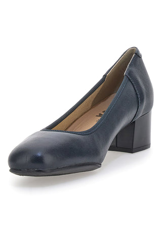 Decolleté Navy Con Tacco Basso Prima Riga 11720LIDY