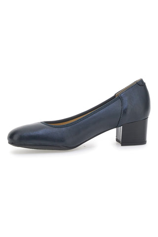 Decolleté Navy Con Tacco Basso Prima Riga 11720LIDY