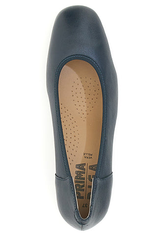 Decolleté Navy Con Tacco Basso Prima Riga 11720LIDY