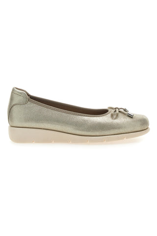 Goldene Ballerinas mit Glitzer First Line 15856APRIL