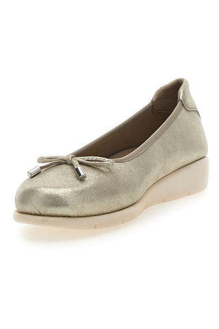 Goldene Ballerinas mit Glitzer First Line 15856APRIL