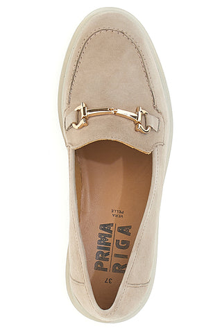 Beige Mokassins mit Horsebit Prima Riga 22729IGNIS