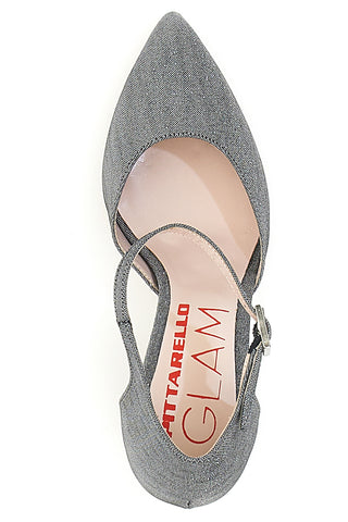 Schwarze spitze Pumps, italienisches Produkt PITTARELLO GLAM 3615