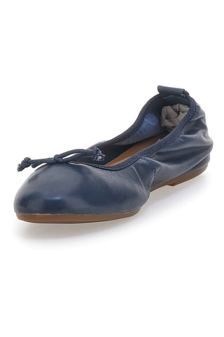 Ballerine Blu In Vera Pelle Pittarello Look 818005