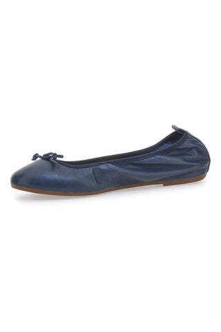 Blaue Ballerinas aus echtem Leder im Pittarello-Look 818005