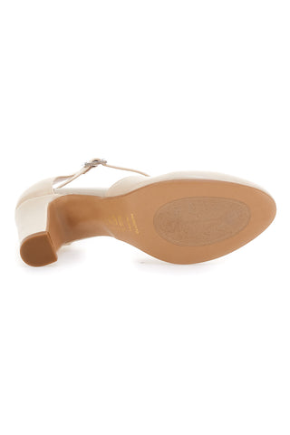 Beige Pumps mit Fesselriemchen Made in Italy PITTARELLO GLAM 2561