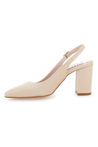 Beige Slingback-Pumps mit mittlerem Absatz PITTARELLO CLASS 2264