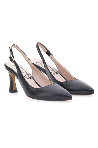 Décolleté Nere Slingback con Tacco Medio PITTARELLO GLAM 2371