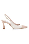 Décolleté slingback Nude Panna con Punta Nude PITTARELLO LOVE 256