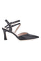 Schwarze Pumps mit Riemchen und Spool-Absatz PITTARELLO LOVE 251