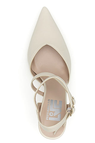 Décolleté Nude con Cinturini e Tacco a Rocchetto PITTARELLO LOVE 251