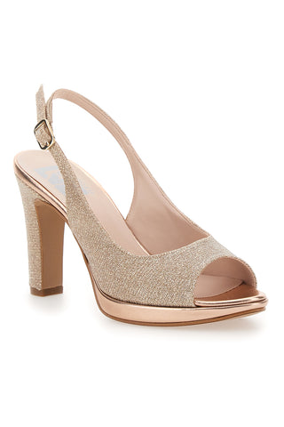 Dekolleté Slingback Puder Satin-Effekt PITTARELLO LOVE 4477