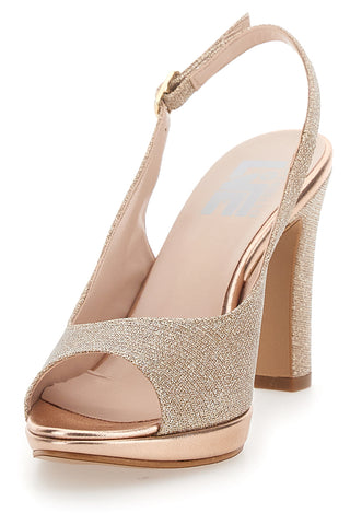 Dekolleté Slingback Puder Satin-Effekt PITTARELLO LOVE 4477
