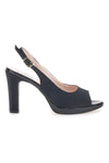 Schwarze Slingback-Pumps in Satin-Optik PICTARELLO LOVE 4477