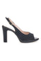 Schwarze Slingback-Pumps in Satin-Optik PICTARELLO LOVE 4477