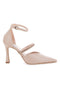 Décolleté Nude Con Strass Tacco 9 cm Made In Italy Pittarello Love 7092