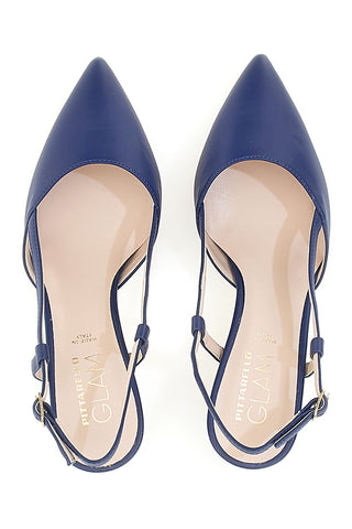 Décolleté Slingback Navy con Tacco Medio PITTARELLO GLAM 3358