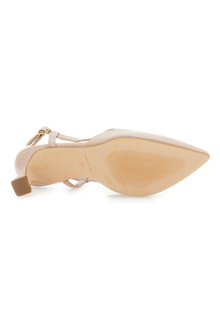 Nudefarbenes Slingback-Dekolleté mit mittlerem Absatz PITTARELLO GLAM 3358