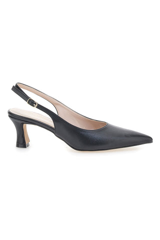 Schwarze spitze Slingback-Pumps PITTARELLO GLAM 3793/R