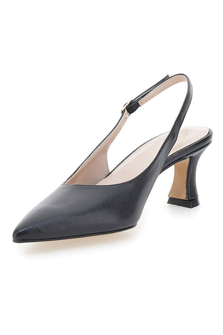 Schwarze spitze Slingback-Pumps PITTARELLO GLAM 3793/R