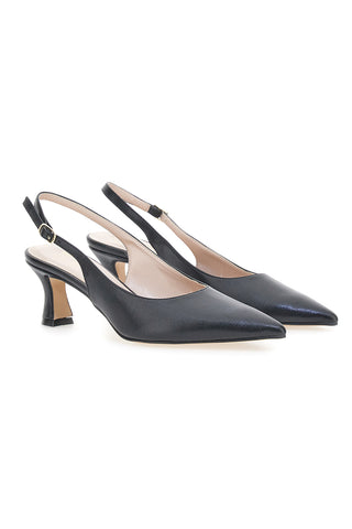 Schwarze spitze Slingback-Pumps PITTARELLO GLAM 3793/R