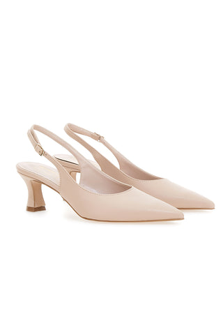 Nudefarbene, spitze Slingback-Pumps PITTARELLO GLAM 3793/R