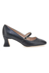 Schwarze Mary Jane Pumps mit niedrigem Absatz PITTARELLO GLAM 3605
