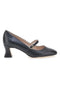 Schwarze Mary Jane Pumps mit niedrigem Absatz PITTARELLO GLAM 3605
