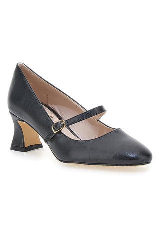 Schwarze Mary Jane Pumps mit niedrigem Absatz PITTARELLO GLAM 3605