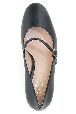 Schwarze Mary Jane Pumps mit niedrigem Absatz PITTARELLO GLAM 3605
