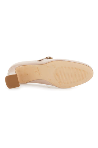 Nudefarbene Mary-Jane-Pumps mit niedrigem Absatz PITTARELLO GLAM 3605
