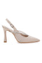 Décolleté Beige Slingback con Strass PITTARELLO 100