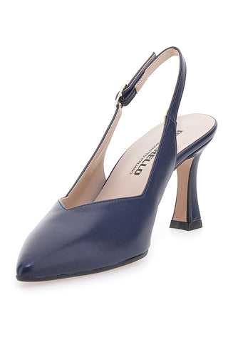 Décolleté Slingback Blu a Punta con Scollo a V PITTARELLO 149