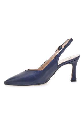 Décolleté Slingback Blu a Punta con Scollo a V PITTARELLO 149