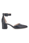 Schwarze Pumps mit Riemchen und Absatz PITTARELLO 8017