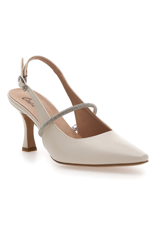 Décolleté Slingback Burro Made In Italy PITTARELLO Couture 8309