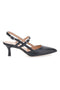 Décolleté Slingback Nere a Punta con Cinturini PITTARELLO COUTURE 1175