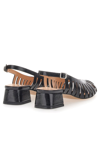 Décolleté Slingback Nere Con Tacco Basso e Punta Chiusa PITTARELLO COUTURE 3906