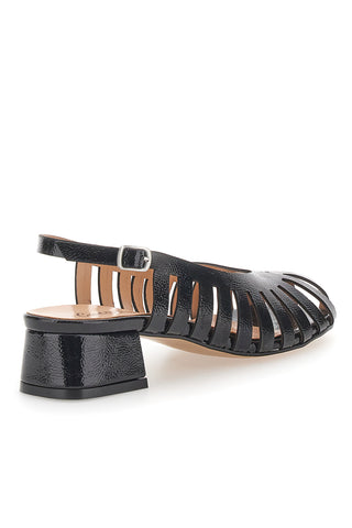 Décolleté Slingback Nere Con Tacco Basso e Punta Chiusa PITTARELLO COUTURE 3906