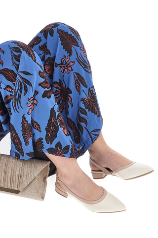 Butter- und Nude-Slingback-Ballerinas Pittarello Couture 6011