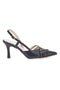 Schwarze Pumps mit Riemchen und Absatz PITTARELLO GLAM 3824 made in Italy