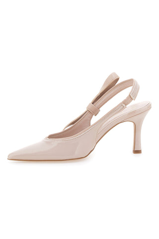 Décolleté Nude Con Fiocco e Tacco Pittarello Glam 3821 made in italy