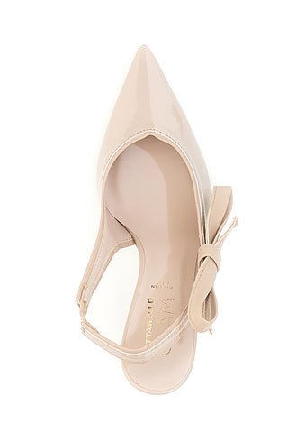 Décolleté Nude Con Fiocco e Tacco Pittarello Glam 3821 made in italy