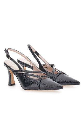 Décolleté Nere Slingback a Punta PITTARELLO GLAM 3831