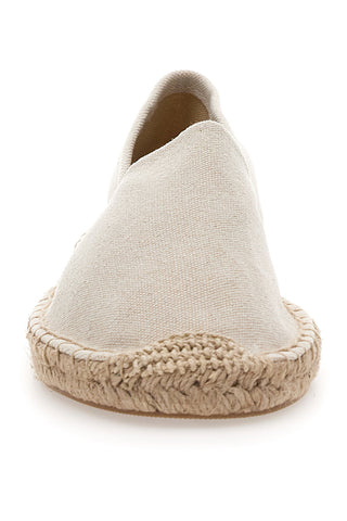 Espadrillas bianche in tessuto con suola con corda PITTARELLO SUN SGMS2520