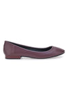 Ballerine bordeaux basic in materie sintetiche The First IDE173