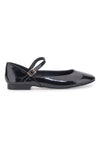 Ballerine nere verniciate con cinturino The First IDEA01