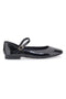 Ballerine nere verniciate con cinturino The First IDEA01