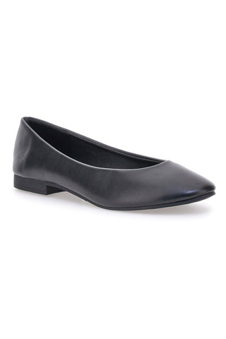 Ballerine nere basic in materie sintetiche The First IDEA06