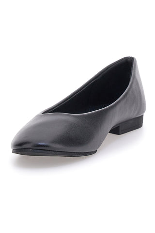 Ballerine nere basic in materie sintetiche The First IDEA06